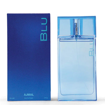 Ajmal Blu Perfume for Men, Eau de Parfum, 90ml - samawa perfumes 