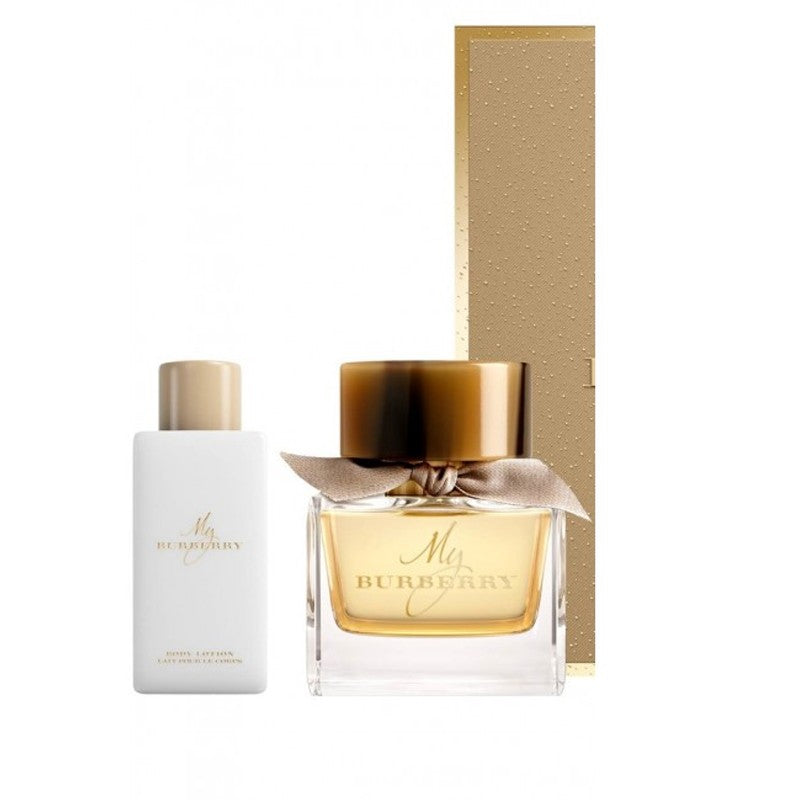 Burberry My Burberry For Women EDP 90ml 75ml Body Lotion Travel Set