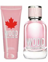 DSQUARED2 Wood Eau de Toilette 100 ml+100 ml Bl+Pouch Set For Women, 200 ml - samawa perfumes 