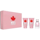 DSQUARED2 Wood Eau de Toilette 100 ml+100 ml Bl+Pouch Set For Women, 200 ml - samawa perfumes 