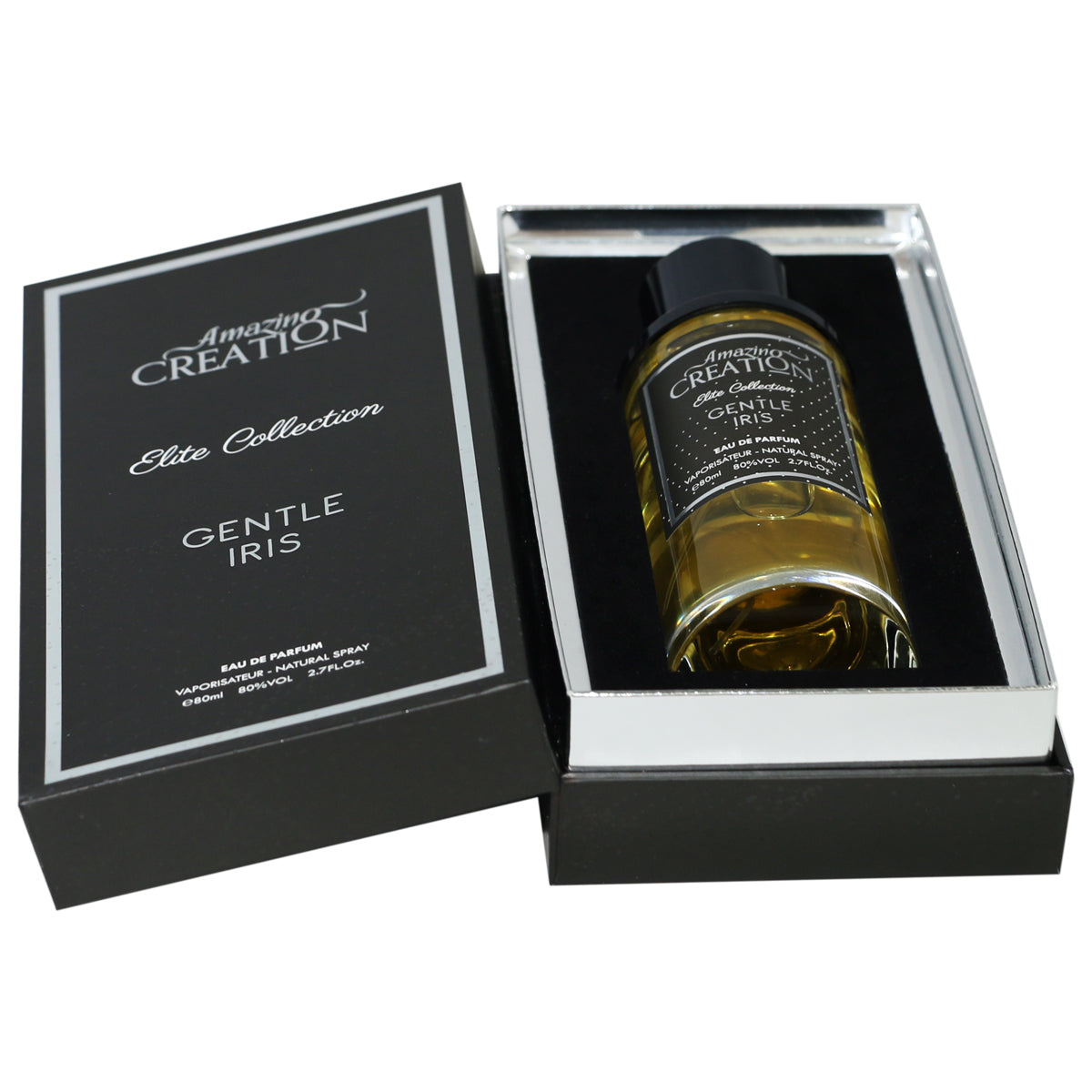 Gentle Iris, Perfume for Unisex, by Amazing Creation Elite Collection, EDP, 80ml