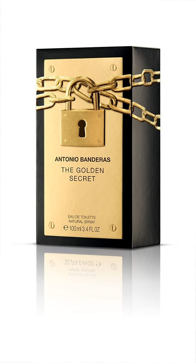 ANTONIO BANDERAS THE GOLDEN SECRET PERFUME FOR MEN EDT 100 ml - samawa perfumes 