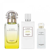 Hermes Le Jardin De Monsieur Li For Unisex Set Edt 100 ml + Edt 7.5 ml + Moisturizing Body Lotion 80 ml - samawa perfumes 