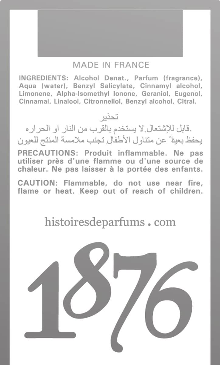 HISTOIRES DE PARFUMS 1876 FOR WOMEN Edp 120 ml - samawa perfumes 
