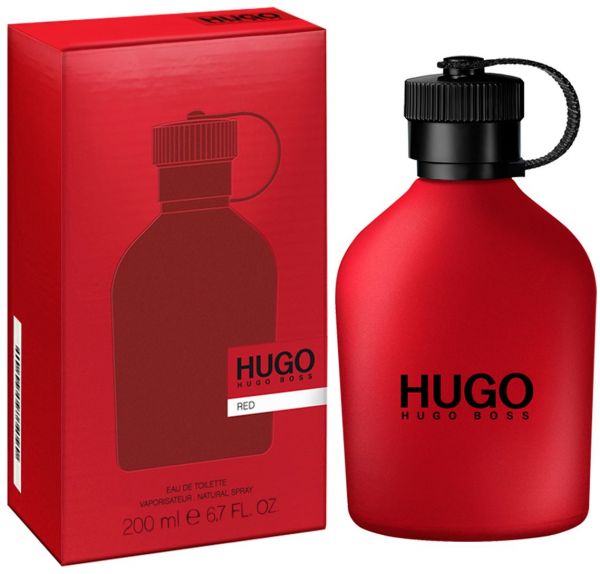 Hugo Boss  Red for Men - Eau de Toilette, 200 ml - samawa perfumes 