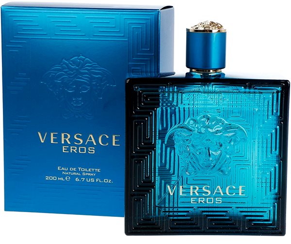 Versace Perfume - Eros by Versace - Perfume for Men, 200 ml - EDT Spray - samawa perfumes 