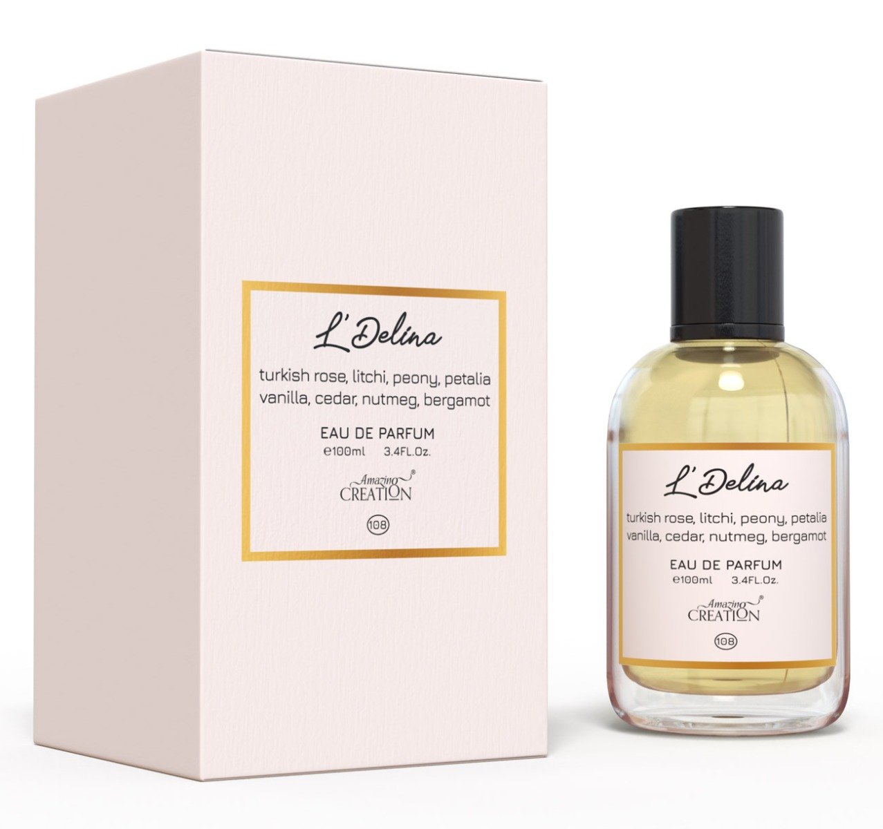 Amazing Creation L' Delina Perfume For Women EDP PFB00108 - samawa perfumes 