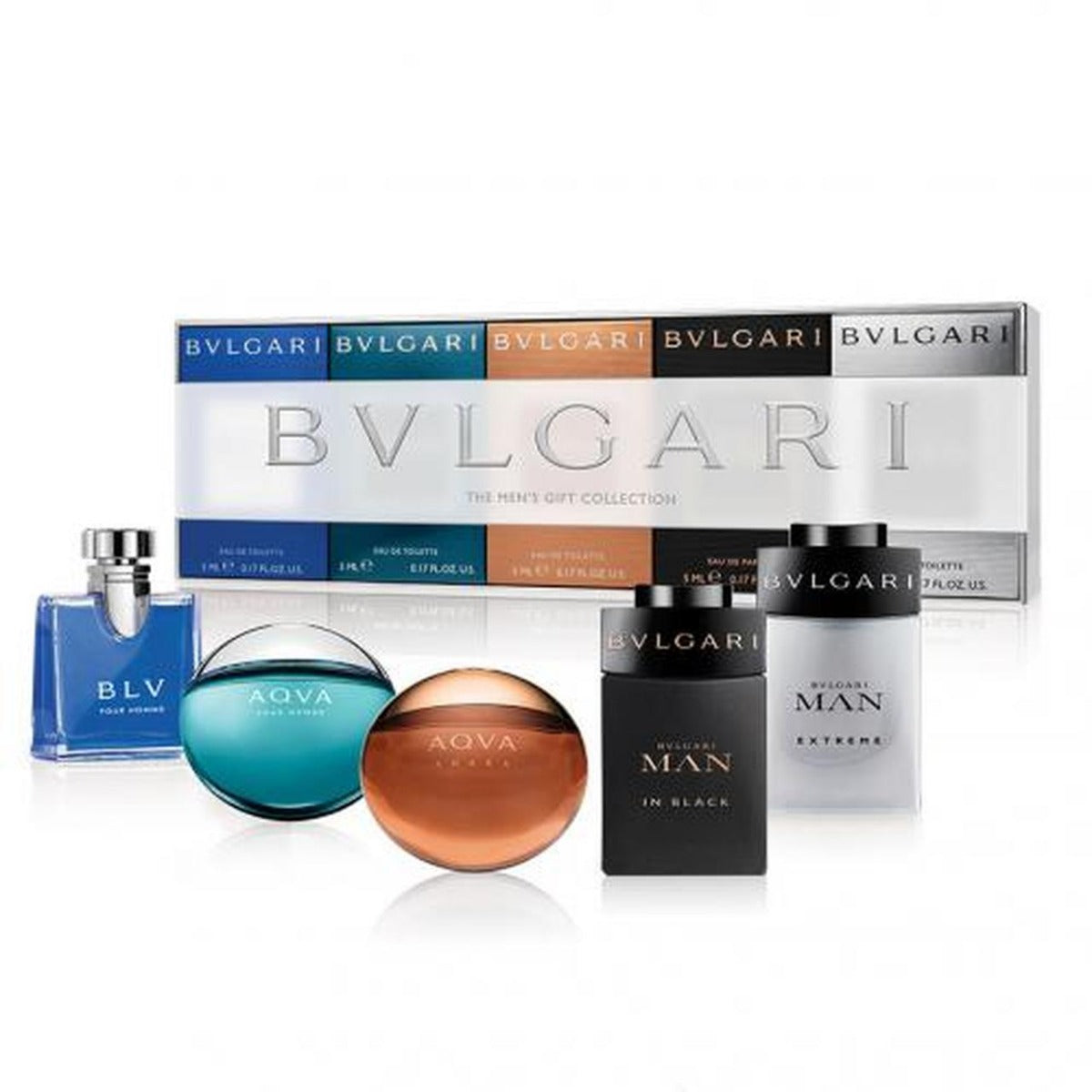 Bvlgari Men Miniature Collection Gift Set x 5ml – samawa perfumes
