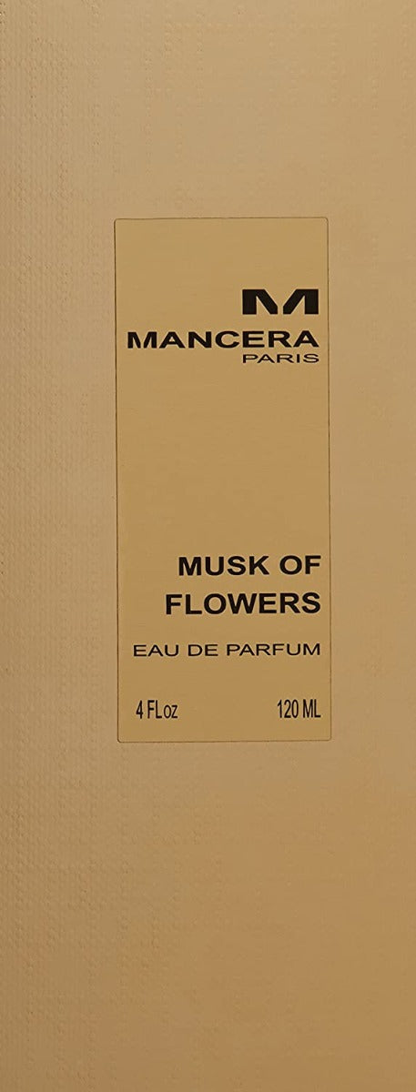 MANCERA Musk of Flowers Eau de Parfum Spray, 4 fl. oz.120 ML For Women - samawa perfumes 