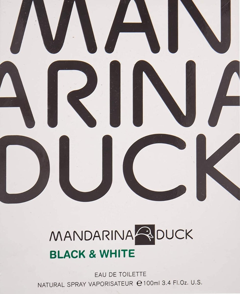 Mandarina Duck Black & White For Men Eau De Toilette, 100 ml - samawa perfumes 