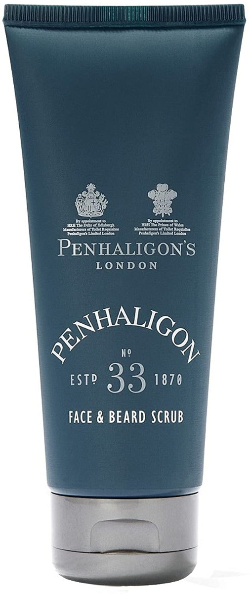 PENHALIGON'S No.33 Face & Beard Scrub For Men, 100 ml - samawa perfumes 