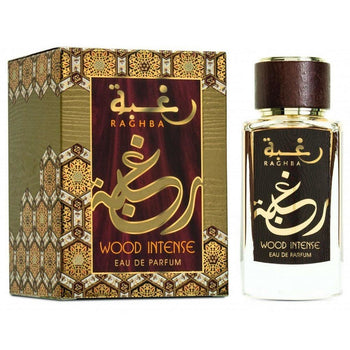 Lattafa Raghba Wood Intense Perfume for Unisex , Eau de Parfum , 100ml