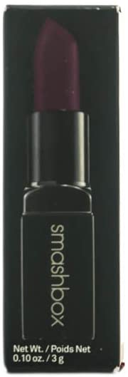 SMASHBOX Cosmetics Be Legendary Cream Lipstick, Dark Plum Role Matte, 0.1 oz - samawa perfumes 