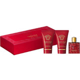 Versace Eros Flame For Men EDP 5ml+25ml Showe Gel+25ml After Shave Balm  Miniture Set