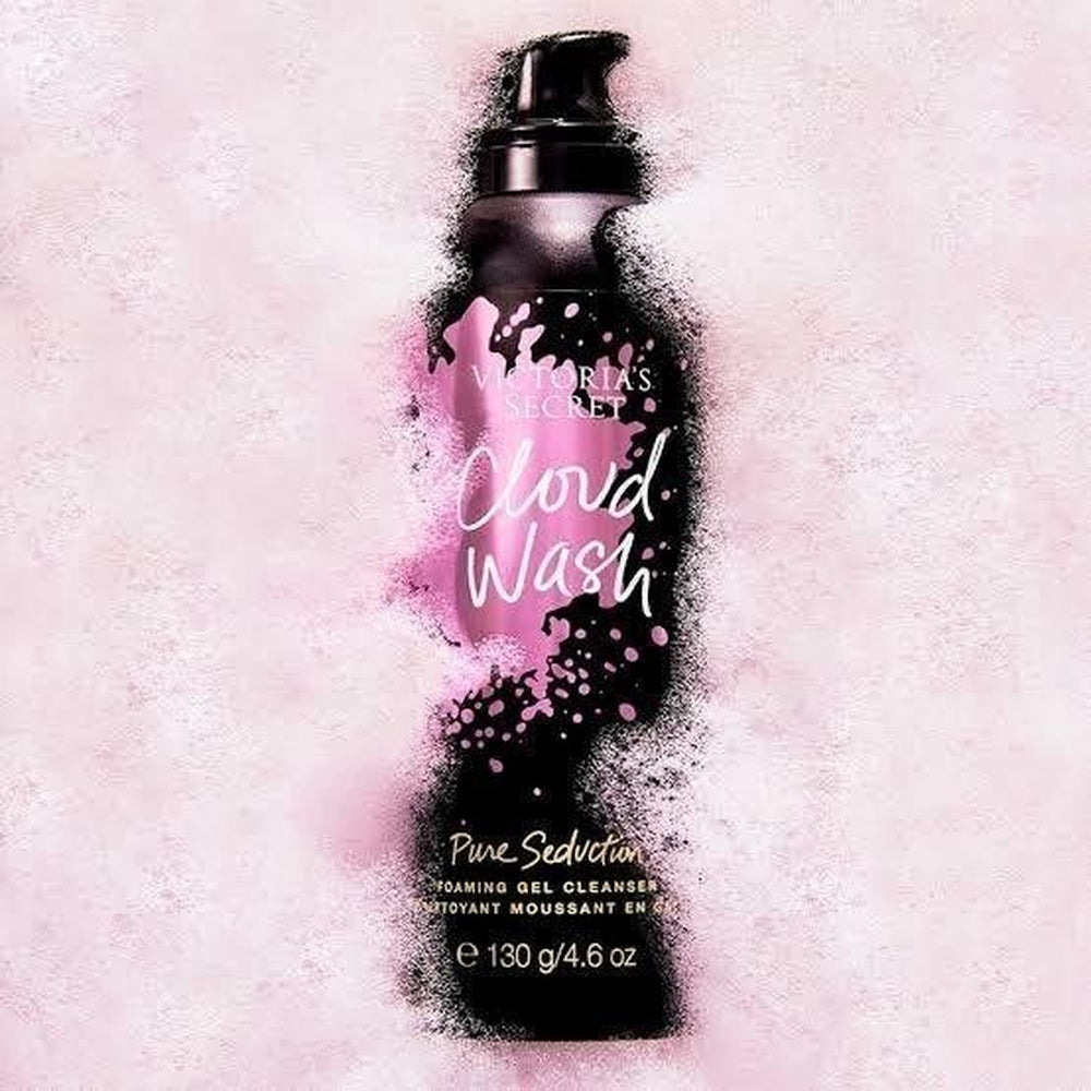 Victoria's Secret Pure Seduction Cloud Wash Foaming Gel Cleanser For Women - samawa perfumes 
