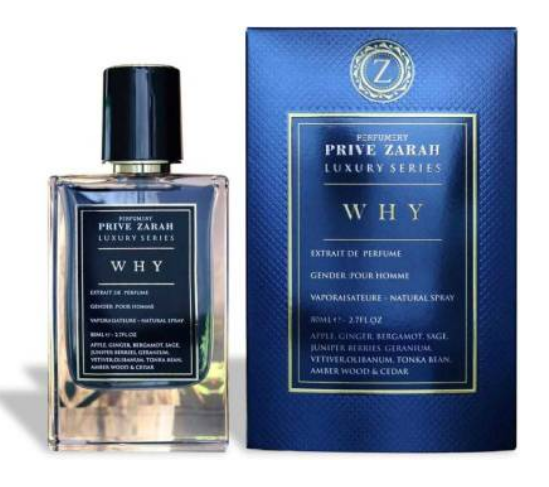 Zarah WHY Pour Homme Edp 80ml - samawa perfumes 
